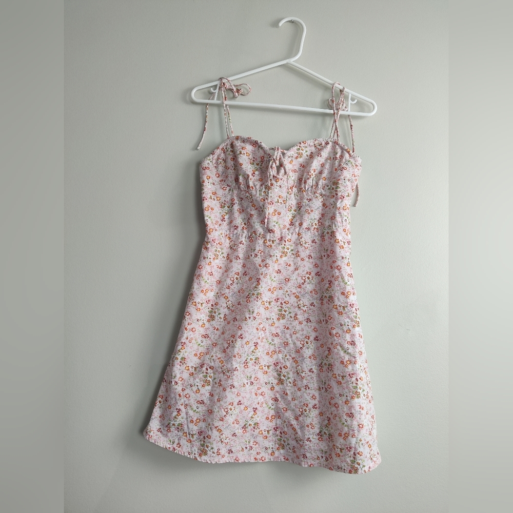 Floral pink dress (sold)